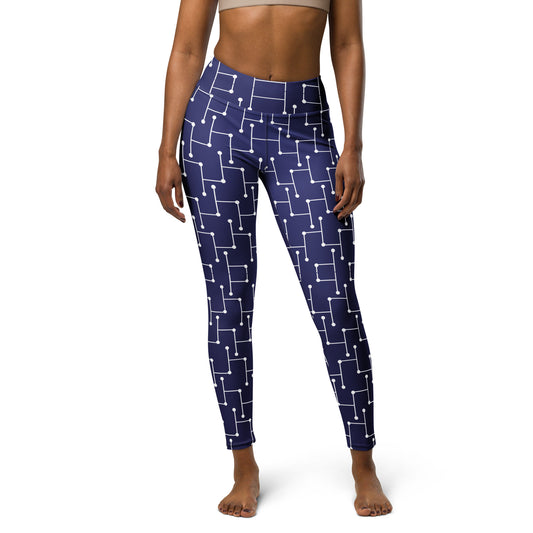 Digital Lines Yoga Leggings