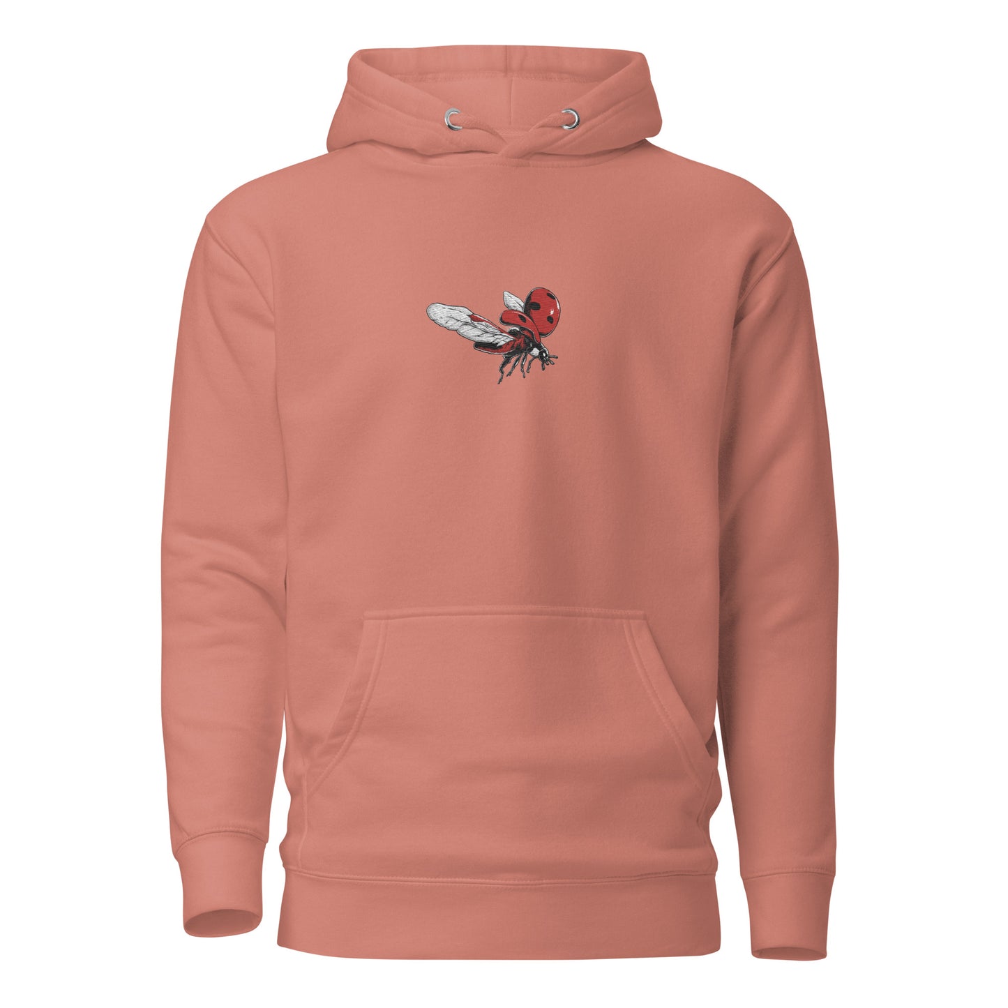 Good Fortune Ladybug Embroidered Hoodie