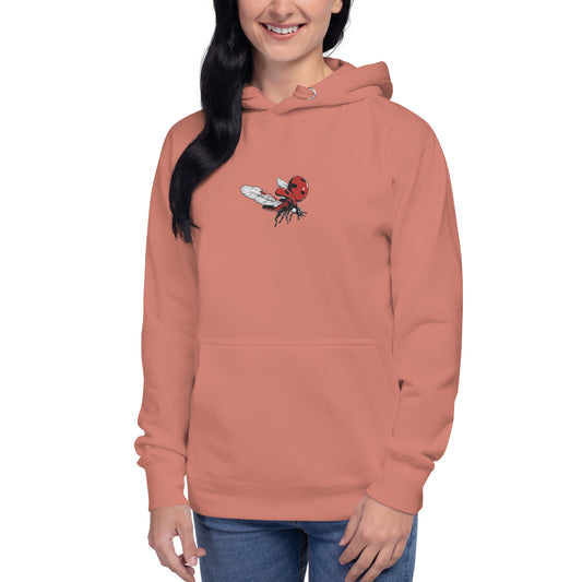 Good Fortune Ladybug Embroidered Hoodie